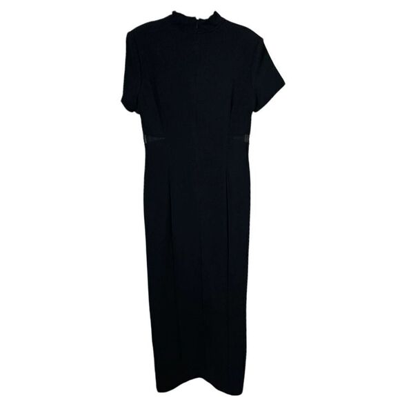 Vintage Betsy & Adam Black Maxi Formal Dress Size 13-14 - Picture 16 of 16